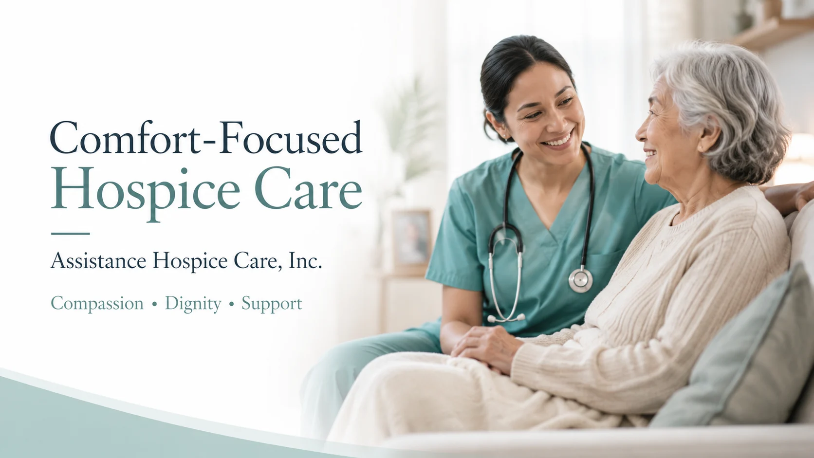 Comfort-focused hospice care